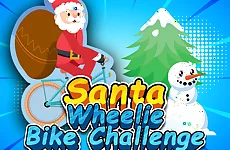 Santa Wheelie Bike Challenge
