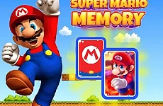Super Mario Card Matching Puzzle