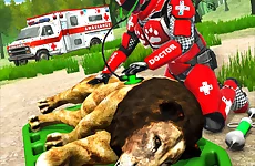 Real Doctor Robot Animal Rescue