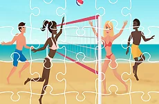 Beach Volley Ball Jigsaw