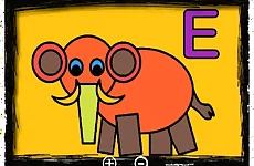 Easy Kids Coloring Letters