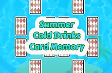 Summer Cold Drinks Card Memory