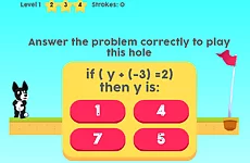MathPup Golf 4 Algebra