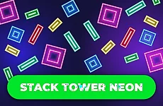 Stack Tower Neon: Keep Blocks Balance