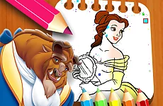 Beauty & the Beast Coloring Book