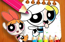 The Powerpuff Girls Coloring Book