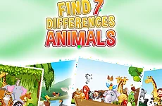 Find 7 Differences - Animals