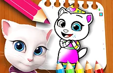 My Angela Talking Coloring Book