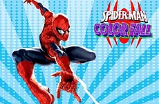 Spiderman Color Fall - Pill Pull Game