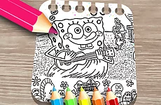 Sponge on the Run Coloring Book
