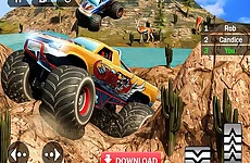 Mega Truck Race Monster Truck Racing Game