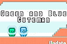 Green and Blue Cuteman