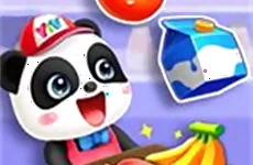Cute Panda Supermarket - Fun Shopping