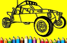 BTS Rally Car Coloring Book
