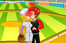 Baseball Kissing