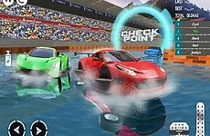 Water Car Stunt Racing 2019 3D Cars Stunt Games