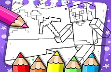 Minecraft Coloring Book