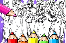 Monster High Coloring Book