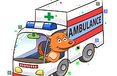 Cartoon Ambulance Puzzle