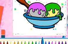 Online Ice Cream Coloring