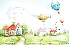 Cartoon Dreaming Scences Slide