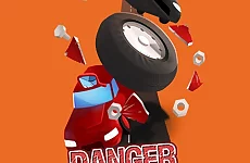 Danger Road Car Racing Game 2D