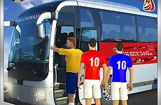 Football Players Bus Transport Simulation Game