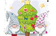 Cute Gnomes Hidden Stars