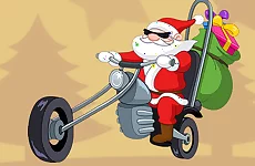 Santa Driver Coloring Book