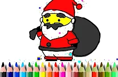 BTS Santa Claus Coloring