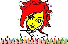 BTS Cute Girl Coloring