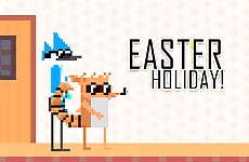 Mordecai and Rigby Easter Holiday