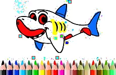 BTS Shark Coloring Book