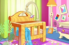 Baby Doll House Cleaning Game