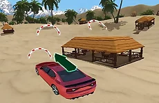 Incredible Water Surfing Car Stunt Game