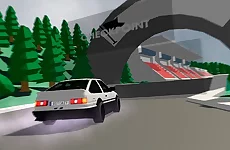 Low poly car racing
