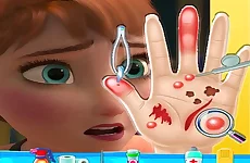 Anna frozen Hand Doctor: Fun Games for Girls Onlin
