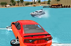 Water Slide Car Race