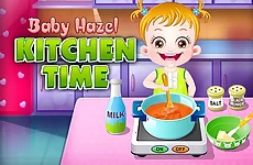 Baby Hazel Kitchen Time