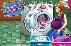 Pregnant Princess Laundry Day