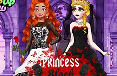 Princess Black Wedding Dress