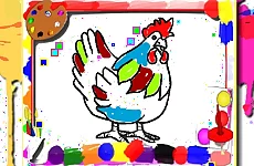 Chicken Coloring Book