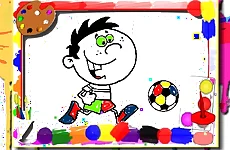 Football Coloring Time