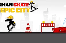 Stickman Skate 360 Epic City