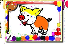 Pigs Coloring Book