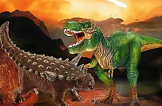 Dinosaurs Fight Jigsaw