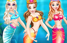 Princess Mermaid Style Dress Up