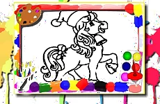 Horse Coloring Book