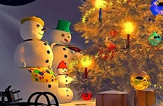 Snowman Family Time