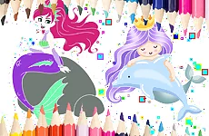 Mermaid Coloring Book